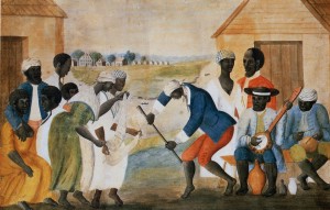 Danse et musiques chez les esclaves (Par un artiste inconnu - Domaine public), via Wikimedia Commons